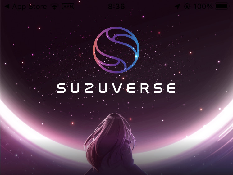 Suzuverseのトップ画面